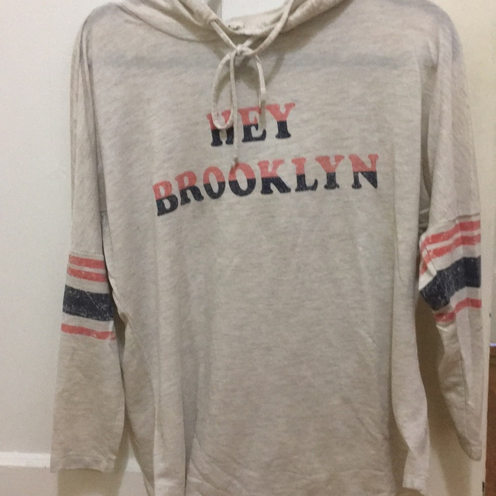 Light white hoodie